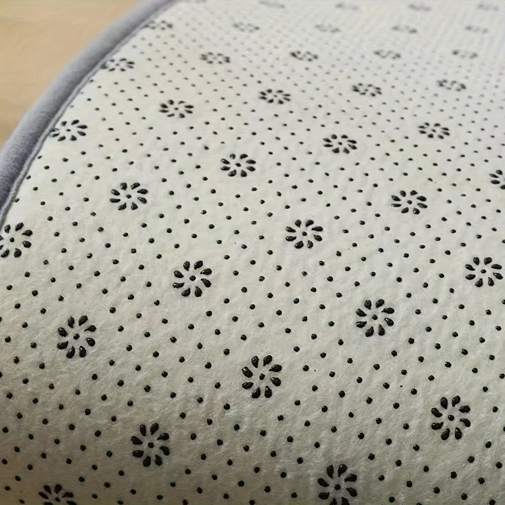 Thickened special-shaped bathroom absorbent floor mat flannel toilet mat shower room non-slip and dirt-resistant foot mat Quick Pick Grocers