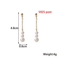 Pure White Women's Dangle Earrings Blooming Flower Acrylic Enamel Butterfly Imitation Pearl Heart Hanging Earrings Elegant brinc Econic Blanks