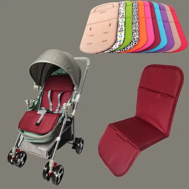 Stroller Seat Cushion Soft Baby Pushchair Car Cart High Chair Seat Trolley Cushions Kids Stroller Mattress Soft Pad Large Sizes Purest Peak
