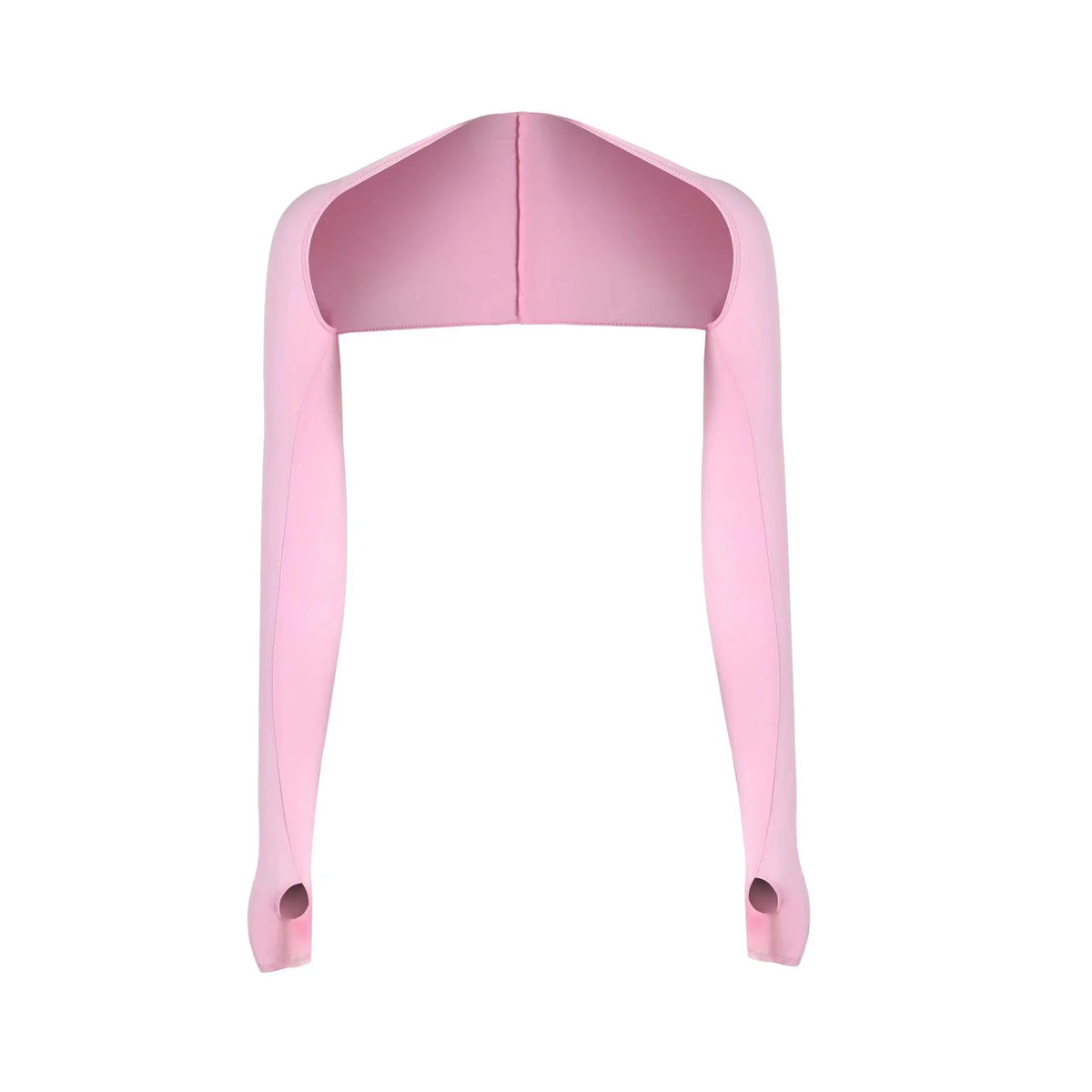 One-piece Ultra-thin Shawl Arm Sleeves Ice Silk Long Gloves Breathable Sun Protection Anti UV Hand Cover Warmer Outdoor Sports Quick Pick Grocers