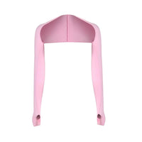 One-piece Ultra-thin Shawl Arm Sleeves Ice Silk Long Gloves Breathable Sun Protection Anti UV Hand Cover Warmer Outdoor Sports Quick Pick Grocers