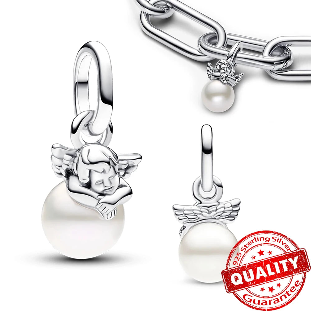 Sparkling Star Mini Dangle Charm Fit Brand Me Bracelet 925 Sterling Silver Me Series Green Heart Mini Charm Girl Party Jewelry Econic Blanks