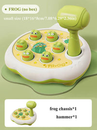 Duck/Frog/Pig Baby Toy Montessori Learning Game Educational Puzzle Gift for 12 24 Months Toddler Boy/Girl with Hammer Quick Pick Grocers