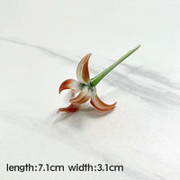Tulip Glass Ornament Simulated Flower Bouquet Gift Healing Series Girlfriend Life Is One Thousand Times Spring and Bright Quick Pick Grocers