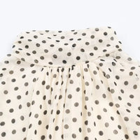 Women Polka Dot Print Blouse Casual High Collar Long Sleeve Lady Top Simple Women's Blouse Female Shirts & Blouses Quick Pick Grocers