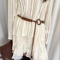New Butterfly Tassel Waist Chain Y2K Trendy Bohemian Belt Summer Beach Accessories Vintage Flower Bohemian Belt Quick Pick Grocers