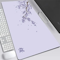 Japan Cherry Blossom Mouse Pad XXL Gray Laptops Gaming Deskmat Sakura Mousepad Anime Office Carpet Gamer Keyboard Computer Desks Quick Pick Grocers