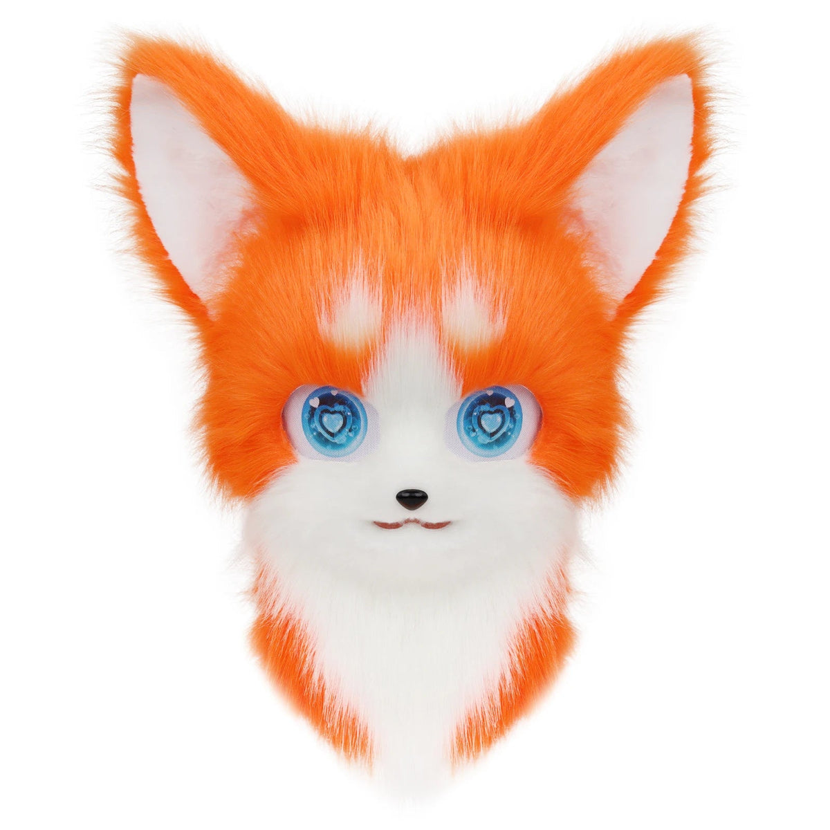 Animal Furry Fursuit Head Mask Plush Cat Fox Mask Costume Props for Halloween Cosplay Party Quick Pick Grocers