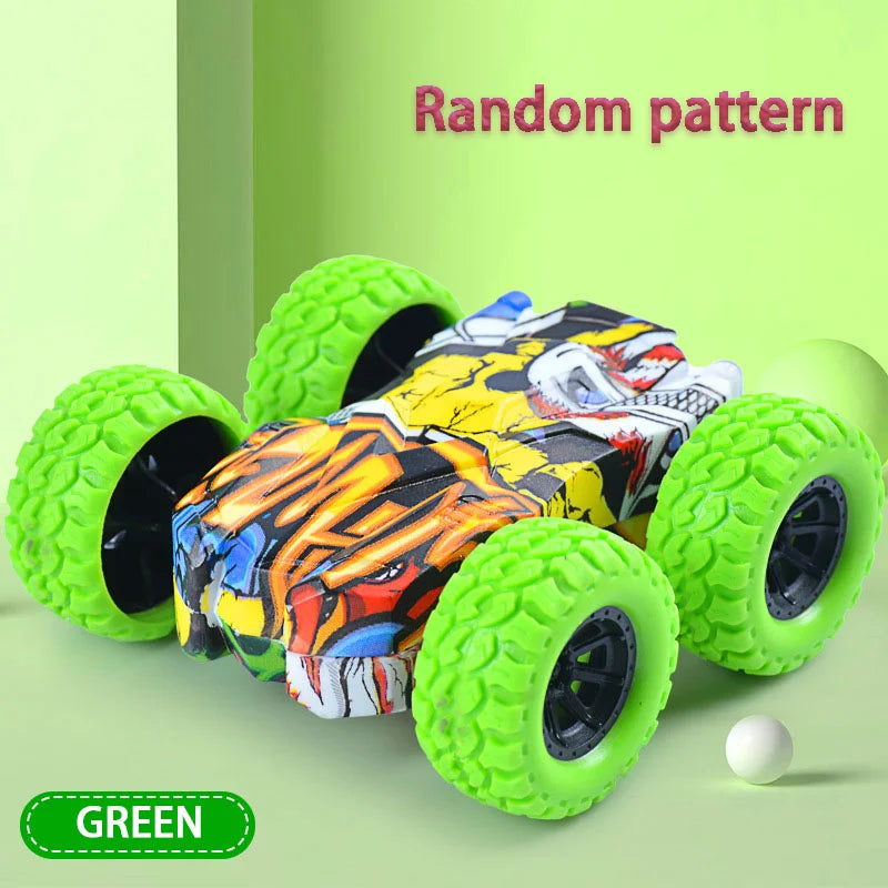 Children's toy car fun double-sided car inertial safety anti-collision anti-fall Kid's anti-fall model sliding off-road vehicle Quick Pick Grocers