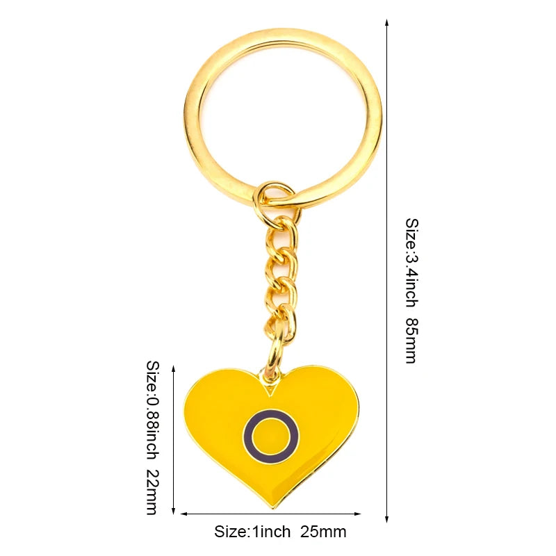 Progress Transgender Rainbow Pansexual pride Genderqueer pride Asexual Metal Key Ring Key Chain For Women Jewelry Quick Pick Grocers
