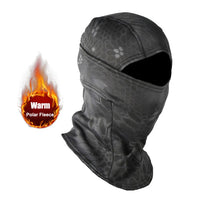 Winter Fleece Warm Camouflage Balaclava Outdoor Cold-proof Ski Cycling Full Face Mask Motorcycle Mask Helmet Lining Econic Blanks