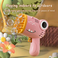 40 Hole Dinosaur Bubble Handheld Bubble Machine, Electric Bubble Gun Outdoor Wedding Party Toy(without Bubble Water) Quick Pick Grocers