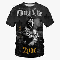New T-Shirt Harajuku Men T-Shirt Fashion 2pac Graphic T Shirts Hip Hop Men's T-Shirts Summer Tops T-Shirts Man Designer Clothes Quick Pick Grocers