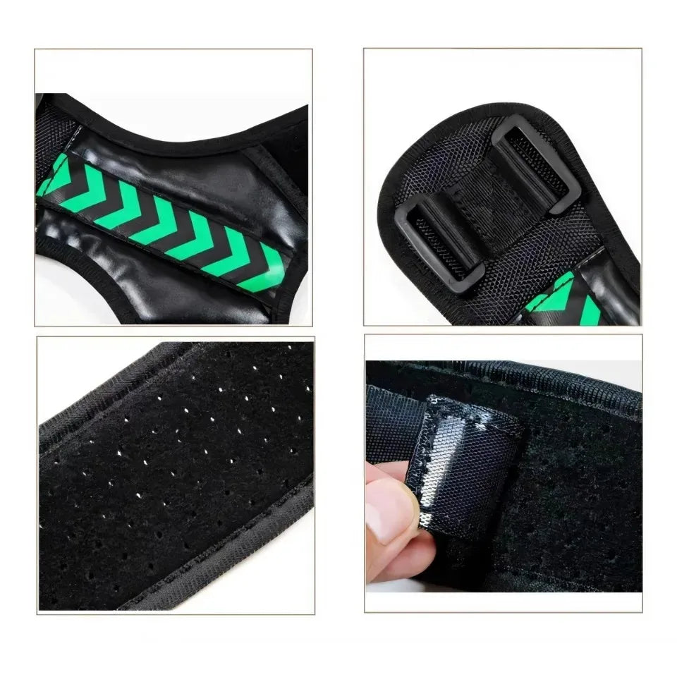 Adjustable Posture Corrector for Men & Women, Comfortable Back Support Brace – Invisible Wearable for Office, Gym, Outdoor Activ Quick Pick Grocers