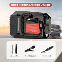 CARSUN Mini Air Pump Tire Inflator Car Electric Mini 20L/Min Portable Air Compressor For Car Motorcycles Bicycle Inflatable Quick Pick Grocers