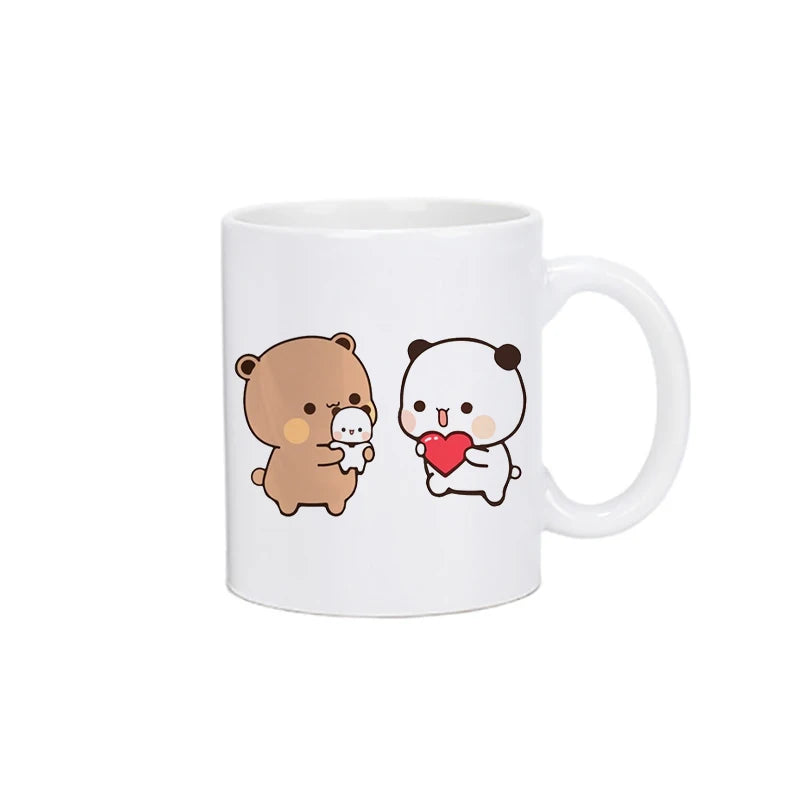 Panda Bear Bubu Dudu Coffee Milk Cup Mocha Cat Panda Bear Couple Christmas Mug Kawaii Cups Original Mugs Free Shipping Drinkware Quick Pick Grocers