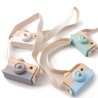 Wooden Fashion Camera Baby Toys Pendant Baby Block Montessori Toys for Children Wooden DIY Presents Nursing Gift Outdoor Toys Purest Peak