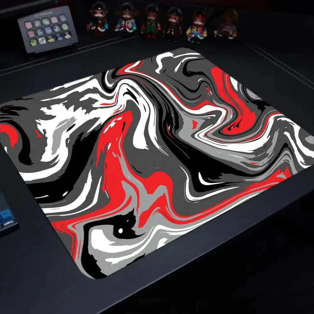 Fluid Mouse Pad Multiple Sizes Large Square Computer Office Game Table Mats Rubber Anti-slip Mousepads Small Decor Desk Pads Quick Pick Grocers