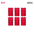 6PCS Soccer Pinnies Quick Drying Football Team Jerseys Sports Soccer Team Training Practice Youth Adult Basketball Sports Vest Quick Pick Grocers