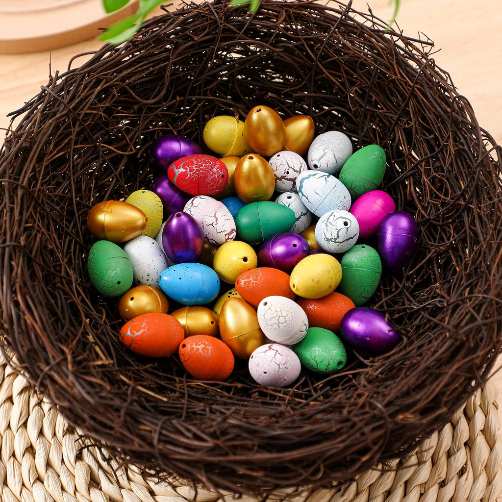 Sunpao 60pcs Magic Dinosaur Eggs Hatching in Water Growing Dinosaur Egg Animal Breeding Educational Toys for Children Kids Gifts Quick Pick Grocers