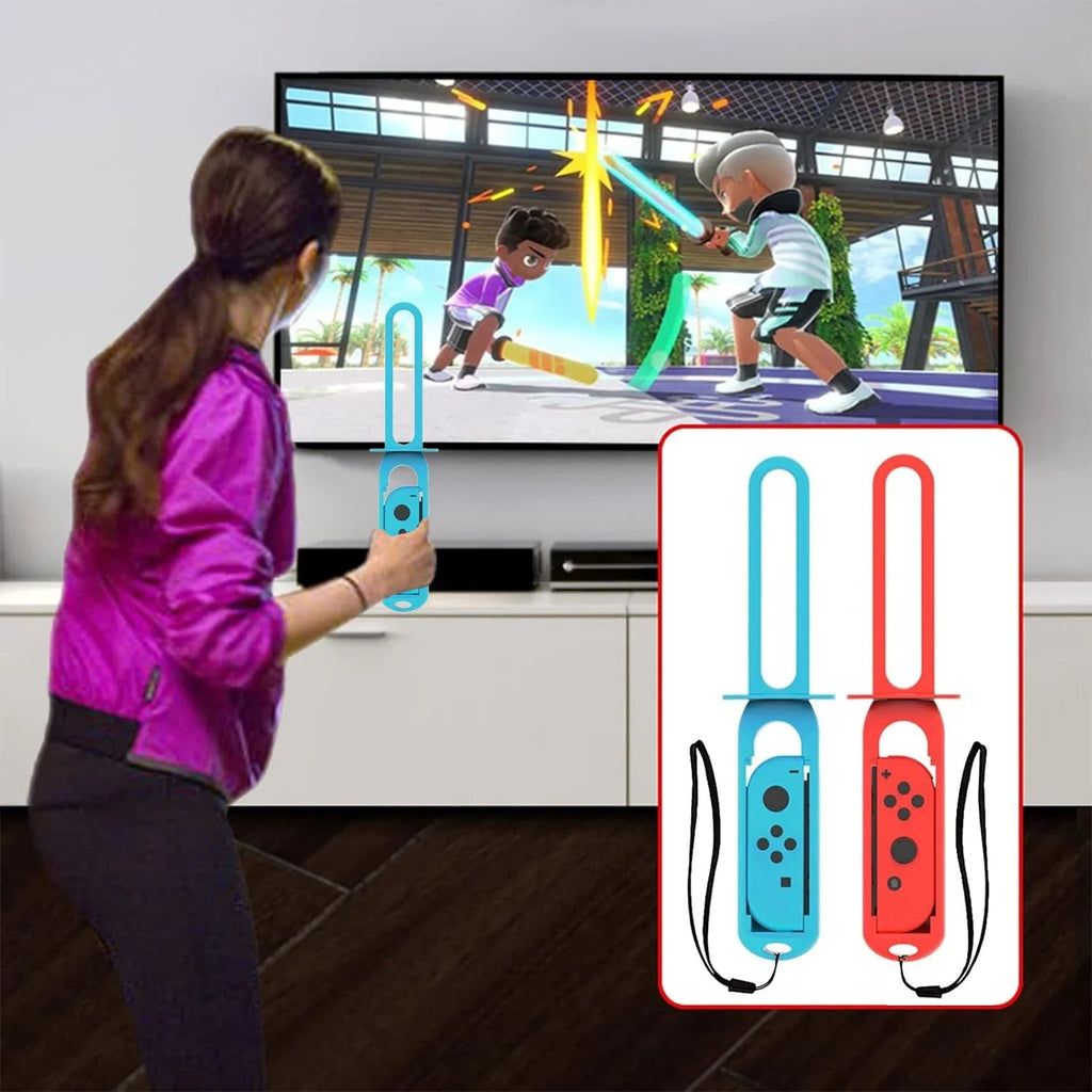 10 in 1 Switch Sports Accessories Bundle for Nintendo Switch Oled Game Sports Accessories Kit with Golf Clubs Golf Clubs Quick Pick Grocers