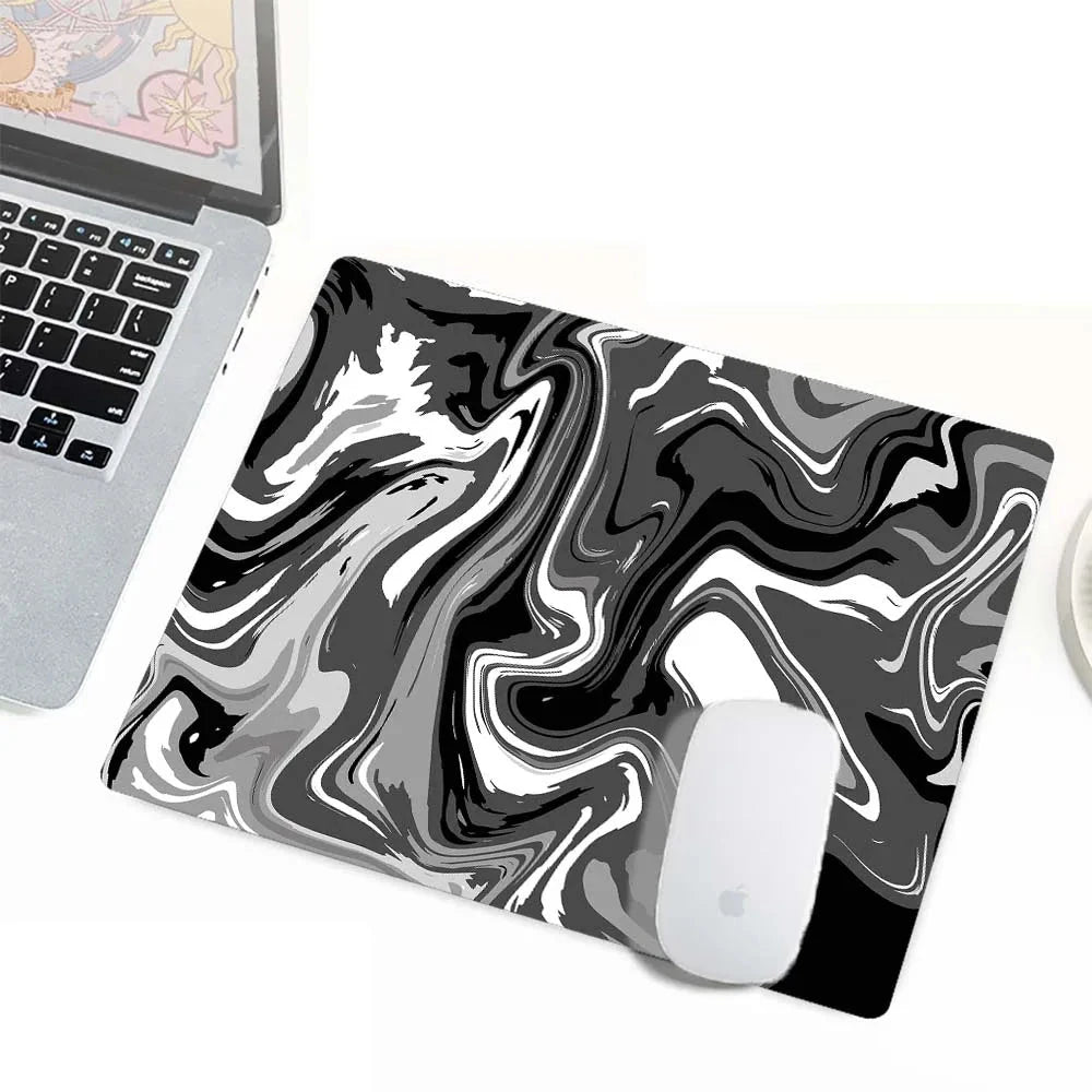 Strata Liquid Mouse Pad Computer Laptop Anime Keyboard Mouse Mat Mousepad Keyboards Gamers Decoracion Desk Mat Econic Blanks
