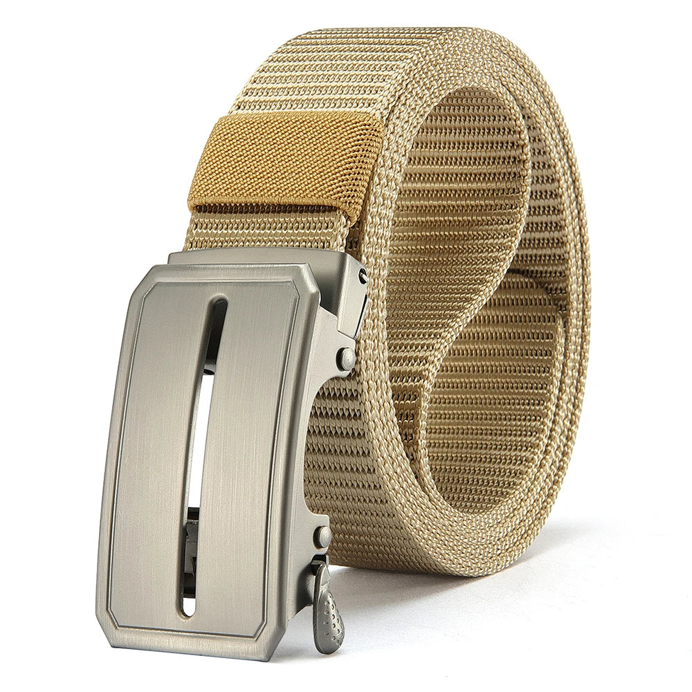 Automatic Buckle Light Comfortable Nylon Military Belt Outdoor Hunting Multifunctional Tactical Canvas Belt High Quality Men Bel Quick Pick Grocers