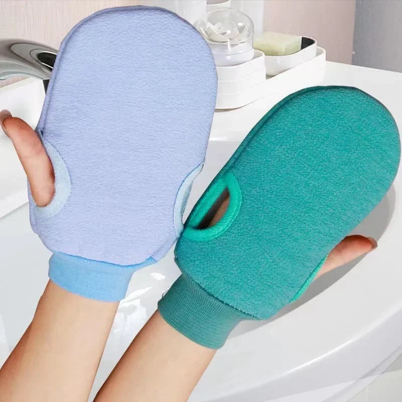 1PC Scrub Exfoliating Gloves For Shower Cleaning Scrub Mitt Rub Dead Skin Body Brush Towel SPA Foam Body Massage Quick Pick Grocers