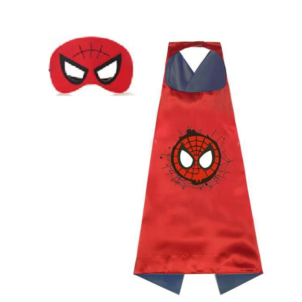 Superhero Capes for Boy girl birthday Gifts Cartoon Dress Up Costumes Party Supplies Easter halloween cape cloak Quick Pick Grocers