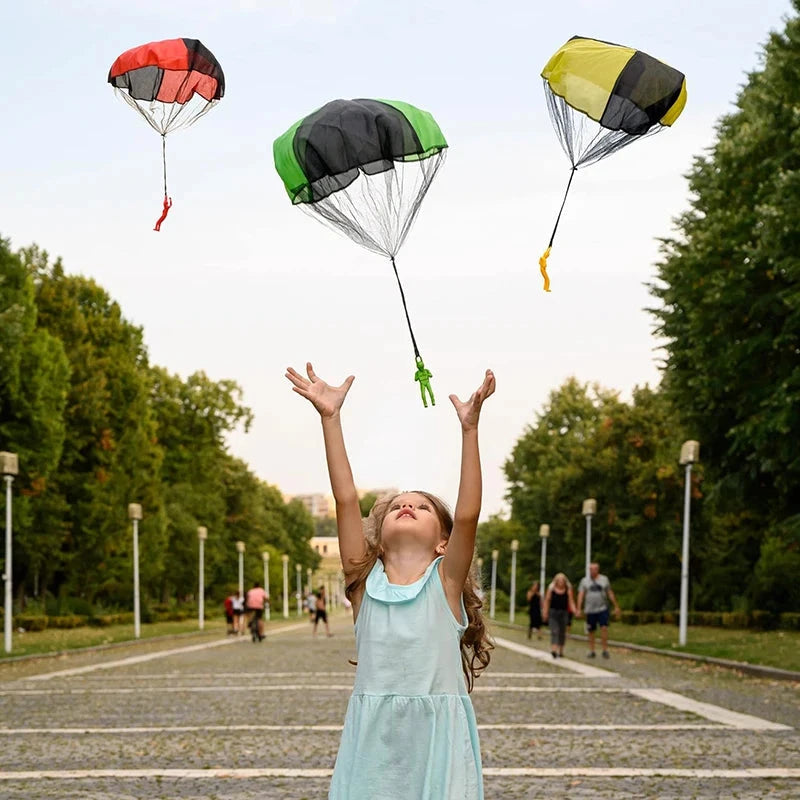 Parachute Toys for Kids Tangle Free Outdoor Flying Parachute Men Outside Toys Easter Basket Stuffers Idea Unique Boy Girl Gift Econic Blanks