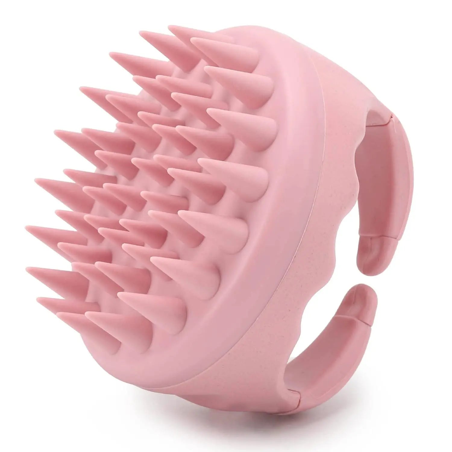 Hair Scalp Massager Shampoo Brush Hair Scrubber Washing Brush Silicone Scalp Exfoliator for Dandruff Removal- Beige Quick Pick Grocers