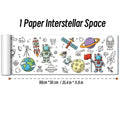 90cm Animal Canvas Children's Drawing Roll DIY Coloring Paper Roll Color Filling Graffiti Paper-cut Painting Educational School Quick Pick Grocers