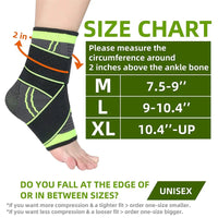 Adjustable Ankle Support Compression Ankle Brace Protector for Running Soccer Basketball Nylon Knitted Gym Bandage Ankle Strap Quick Pick Grocers