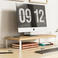 Computer Monitor Elevated Monitor Base Home Office Storage Rack Computer Desktop Creative Storage Rack Office Storage Supplies Quick Pick Grocers