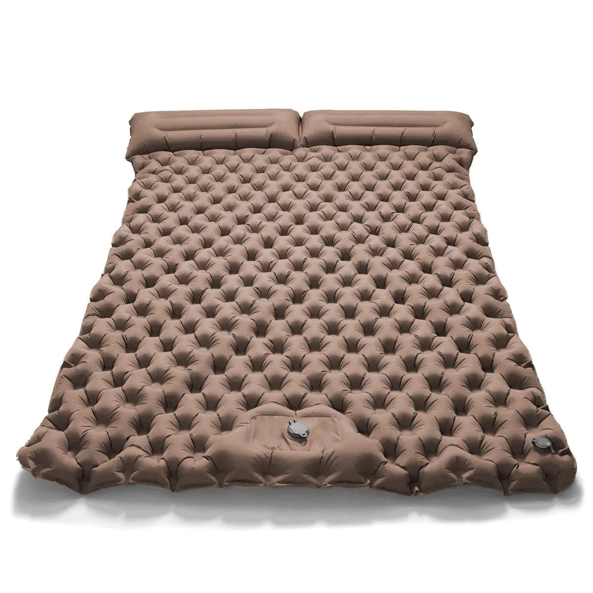 Outdoor Camping Double Inflatable Mattress Extra Wide Sleeping Pad Ultralight Folding Bed Sleeping Mat Car Travel Mat Econic Blanks