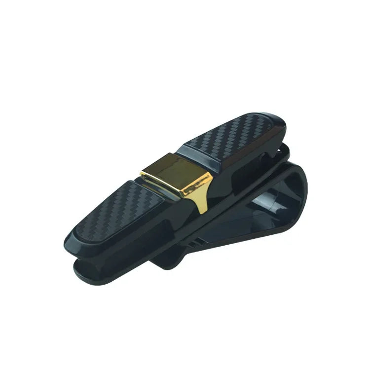80-degree Rotating Multi-functional Car Eyeglass Storage Clip Bidirectional Automobile Eyeglass Clip Holder for Easy Access