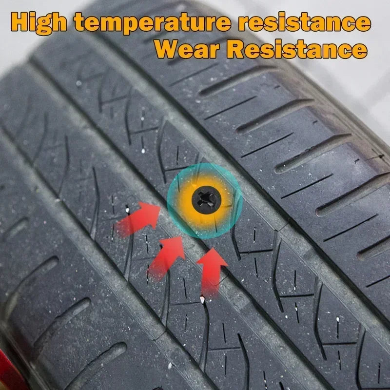 10/20/30Pcs Car Tyre Repair Rubber Nails Set Universal Cars Motorcycle Patch Nails Truck Bicycle Scooter Puncture Repair Tools Quick Pick Grocers