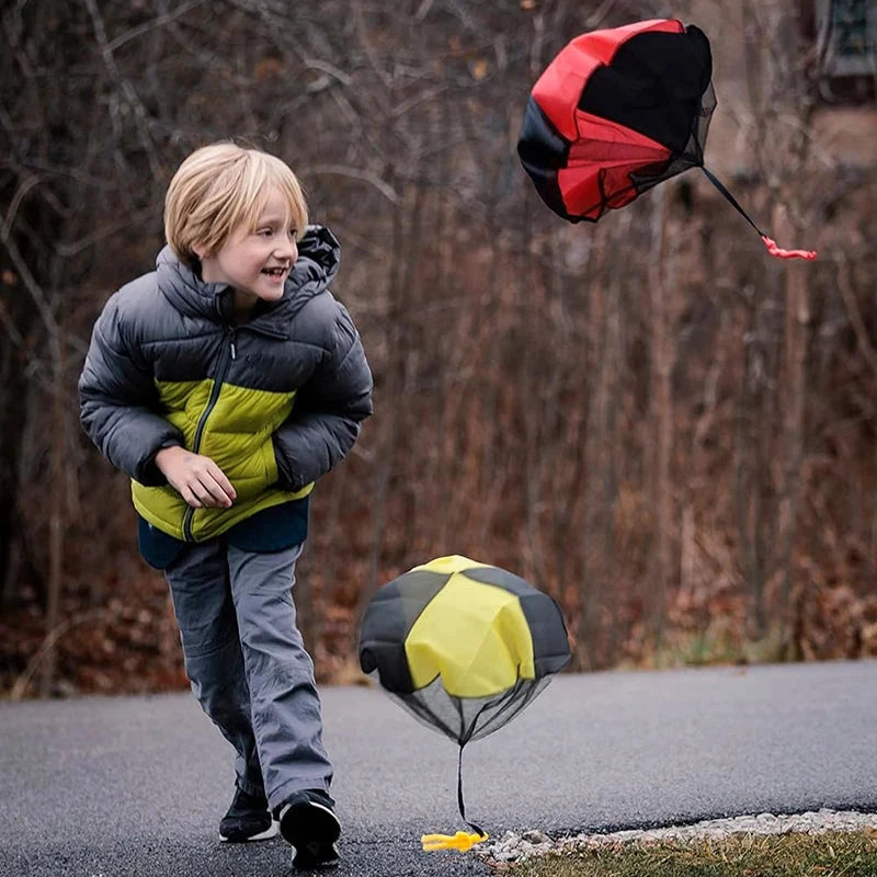 Parachute Toys for Kids Tangle Free Outdoor Flying Parachute Men Outside Toys Easter Basket Stuffers Idea Unique Boy Girl Gift Econic Blanks