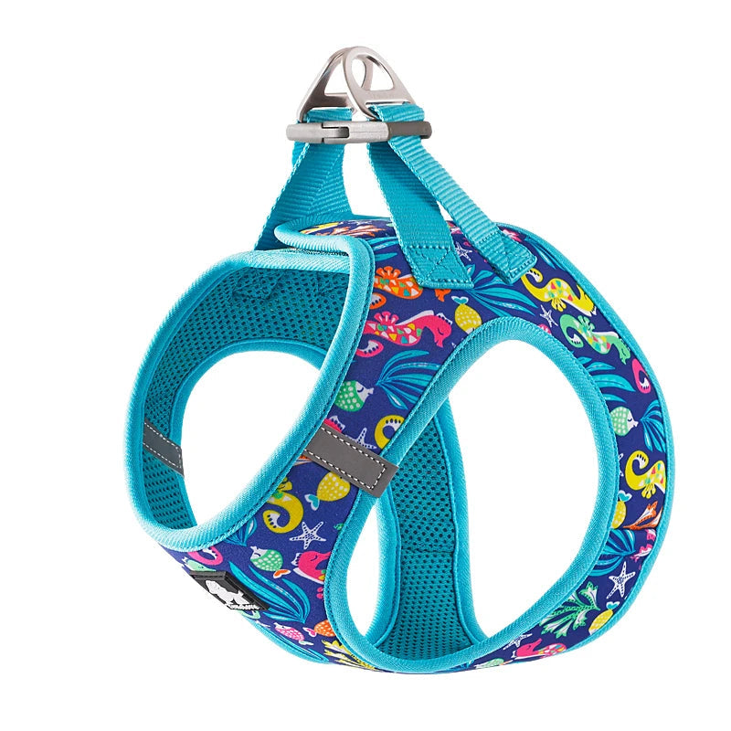 Truelove Pet Harness Soft Air Mesh Adjustable Reflective Pet Vest Small and Medium Breeds No Pull Adjustable Dog Harness TLH3016 Quick Pick Grocers
