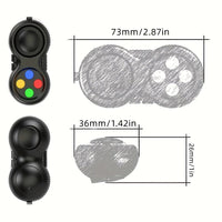 Fidget Pad with 8 Fidget Functions, Fidget Controller Stress Reducer, Fidget Toy Cube Relieves Stress and Anxiety Toys Quick Pick Grocers