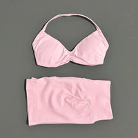 HISTELLO Gym Set 2 Piece Women Strappy Yoga Bra Top Workout Scrunch Shorts Sports Suit Fitness Clothes Seamless Yoga Set Quick Pick Grocers