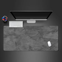 Gray mouse pad Large/Small overlocked mousepad xxl desktop keyboard table pad gray series game desk mat computer accessories Quick Pick Grocers