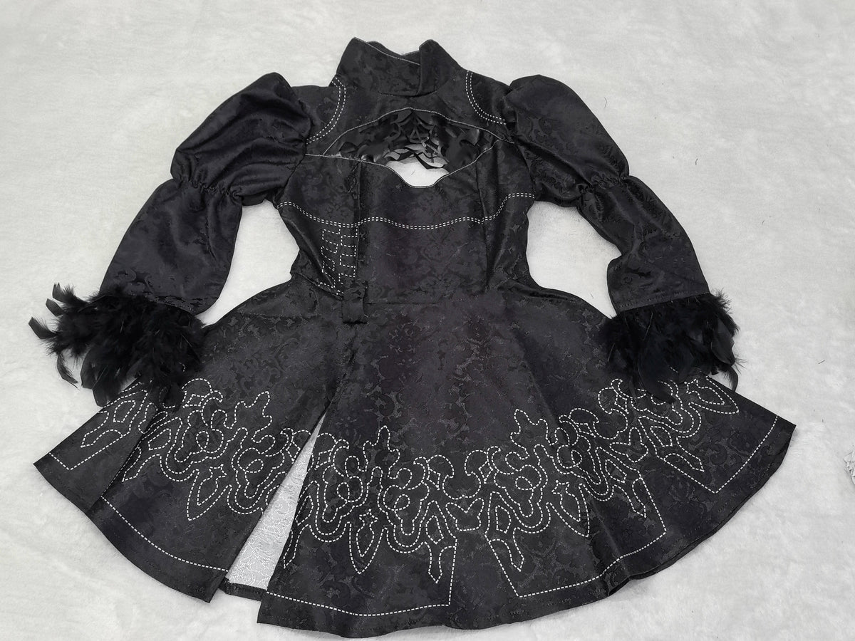 Anime Nier Automata Cosplay 9S Yorha 2B Cosplay Suit Male Women Outfit Wig Disguise Costume Plus Size Fancy Party Black Dress Quick Pick Grocers
