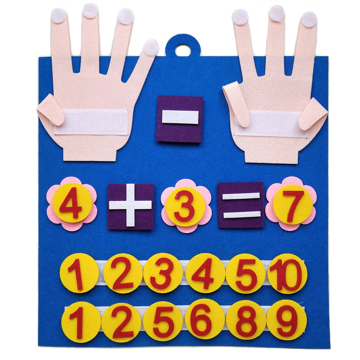 Toddler Montessori Toys Felt Finger Numbers Math Toy Children Counting Early Education Learning Game For Kids Intelligence Quick Pick Grocers
