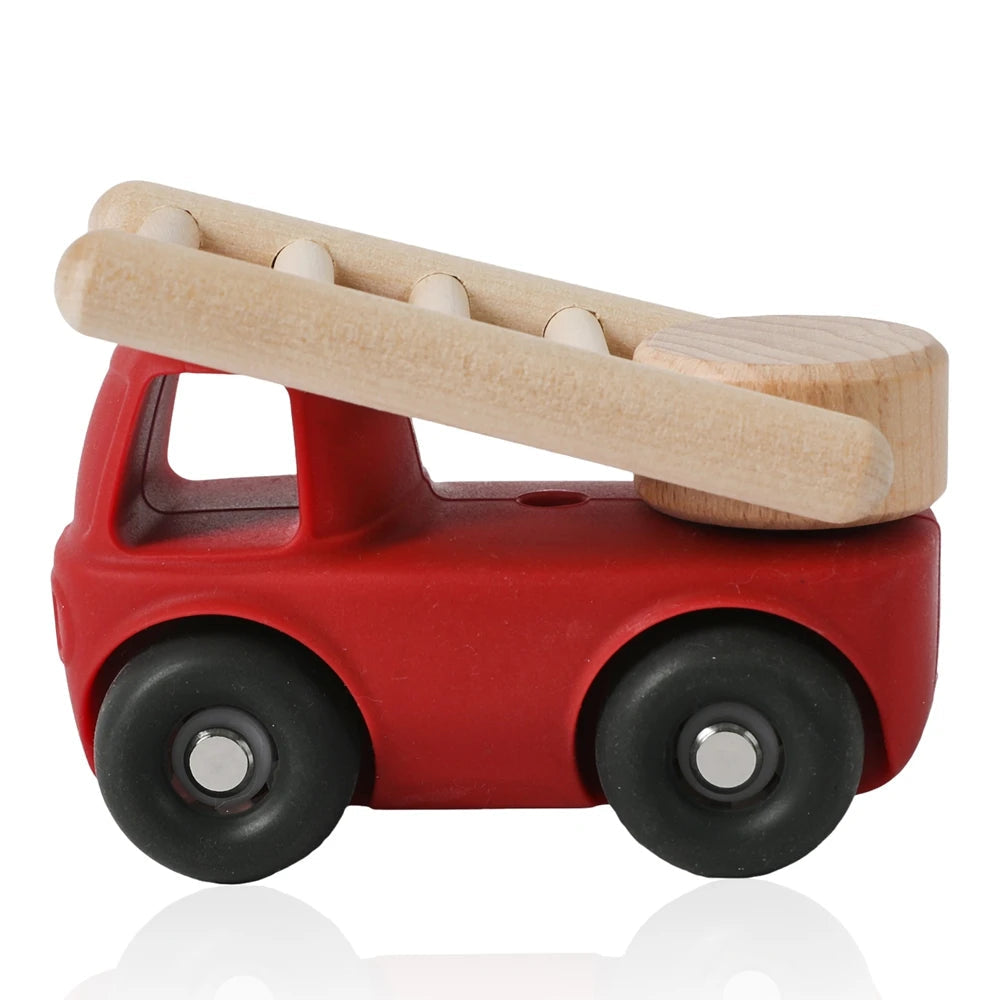 Baby Silicone Car Toys Montessori Baby Things Silicone Baby Teether Toy Car  0 12 Months Newborn Educational Toy Silicone Blocks Purest Peak