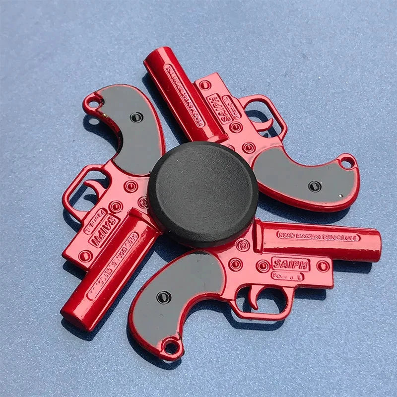 Creativity Hand Spinner Gun Zinc Alloy Metal Fidget King of Glory Weapon Series Kids Stress Relief Funny Toys Econic Blanks