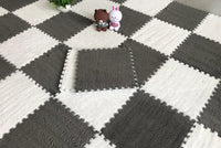 30*30CM Soft Plush Children Kids Rug Play Mat Puzzle Carpet Warm Playmat Interlocking Exercise Tiles Floor Carpet Decoration Mat Quick Pick Grocers