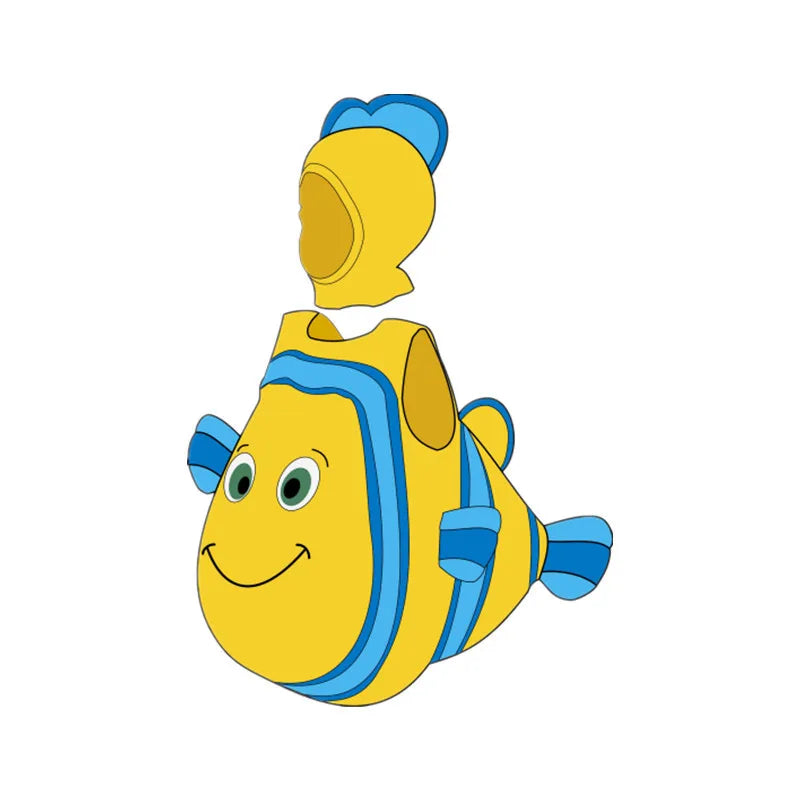 Toddler Clown Fish Role Play Costume Cute Baby Adventure Holiday Performance Costume Halloween Party Dress Up Hooded Set Quick Pick Grocers