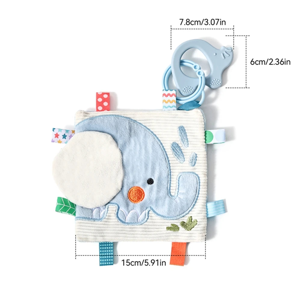 Montessori cloths Toys Magic Cotton Animal Tissue Box Kids Finger Exercise Cloth Busy Box Toys Baby Educational Activity Sensory Purest Peak