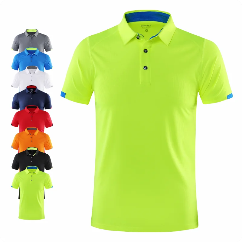 Casual Sports Quick-drying Lapel Short-sleeved POLO Shirt Cycling Suit Fitness Suit For Men Quick Pick Grocers